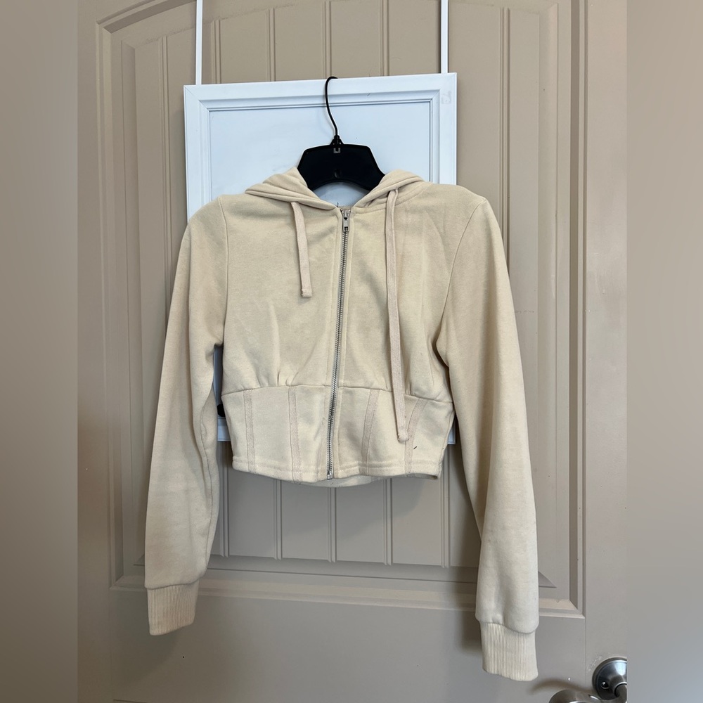 Cropped corset jacket